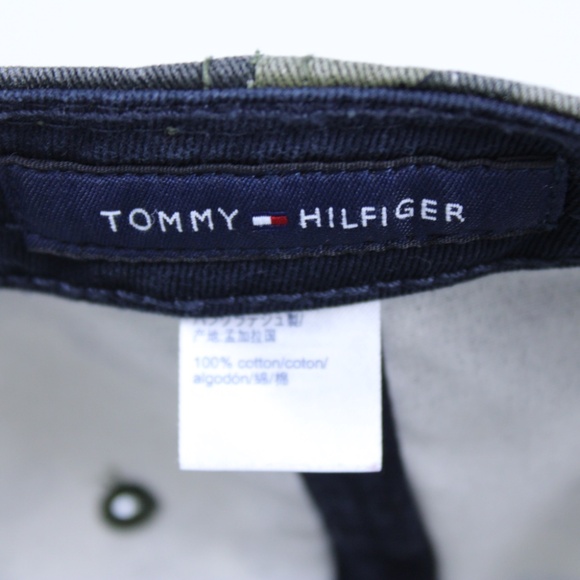 0299-Tommy Hilfiger Camo Dad Hat – 100% Cotton Adjustable Strapback - Picture 6 of 8
